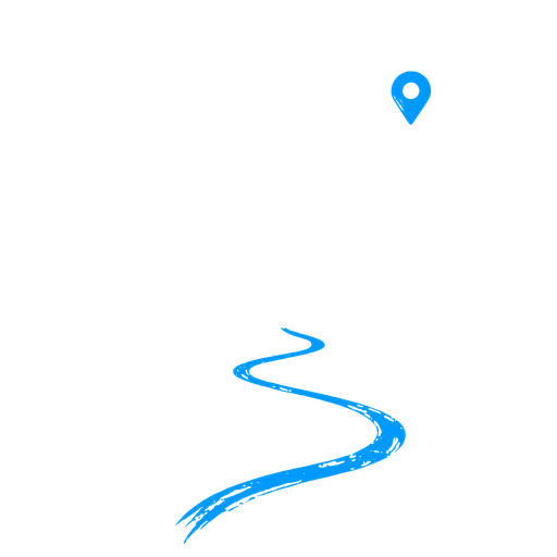 Not Far At All logo, white version