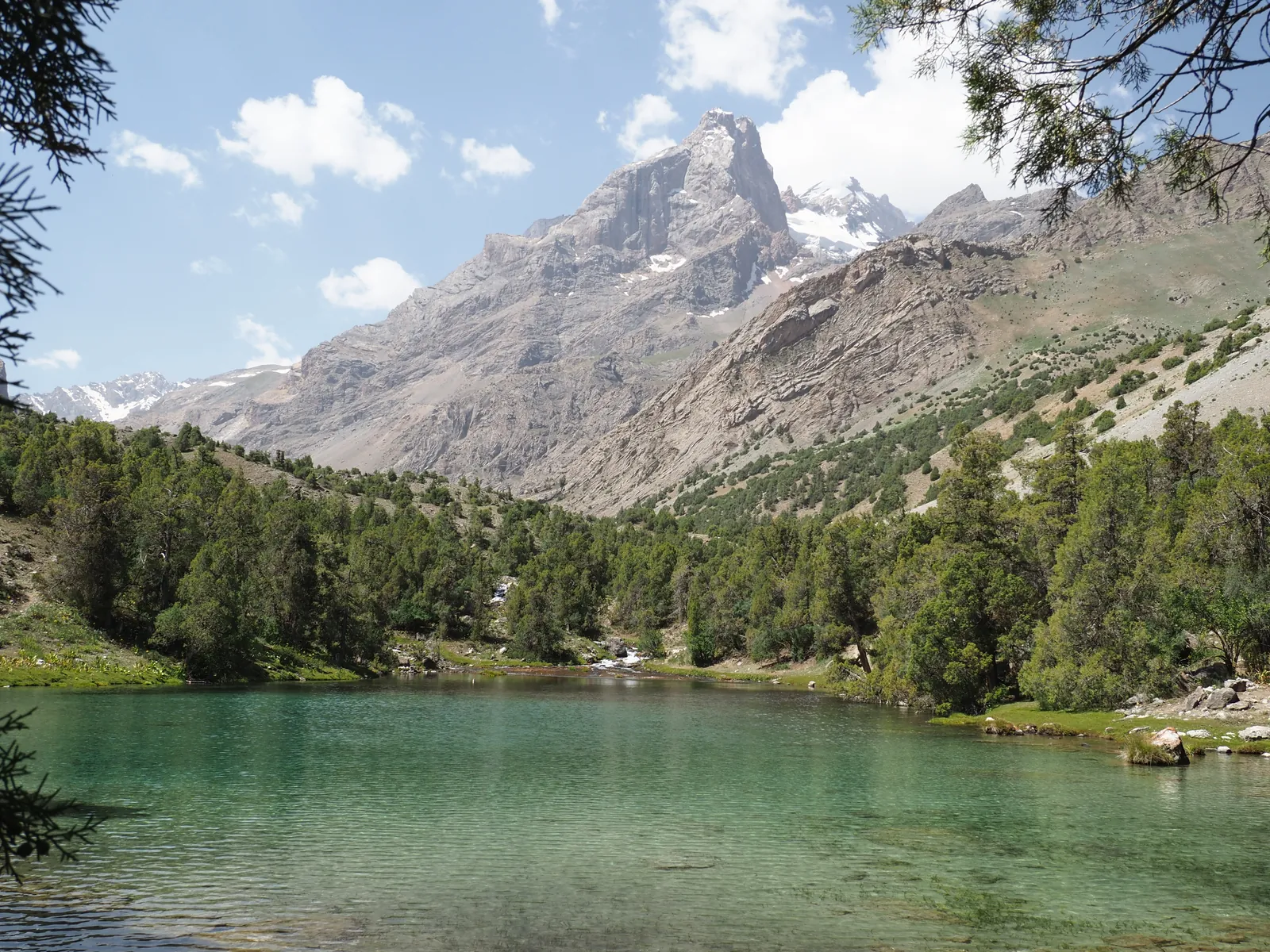 A Turquoise Lake on our way to Alaudin camp.