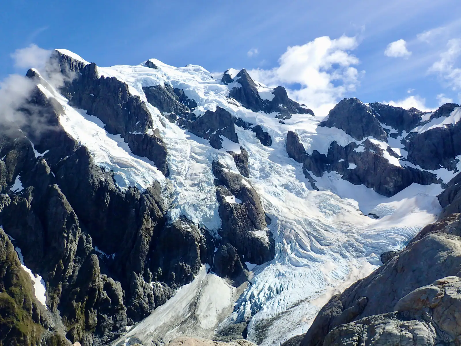 View of the south face of Mount Tutoko.
