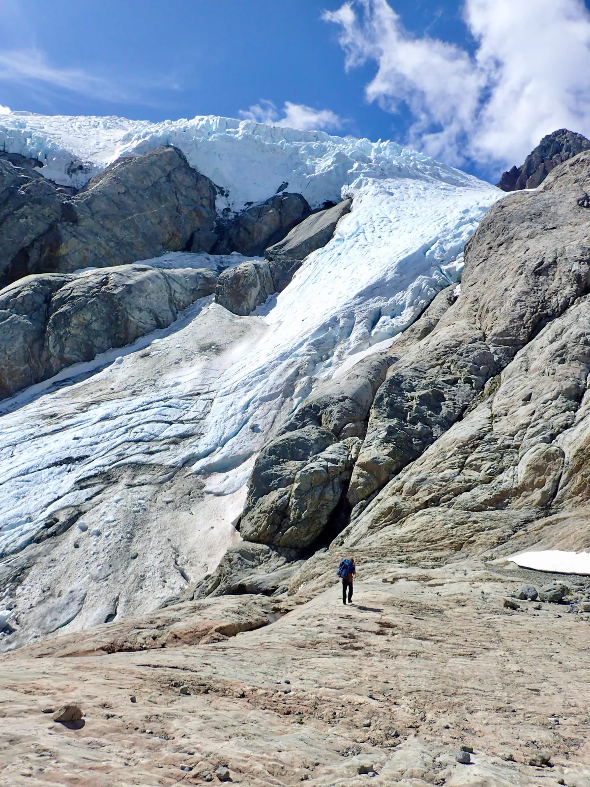 The Madeline icefall.
