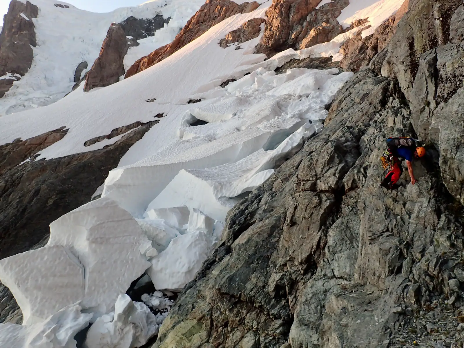 The last rocky section on the way back to the tent.
