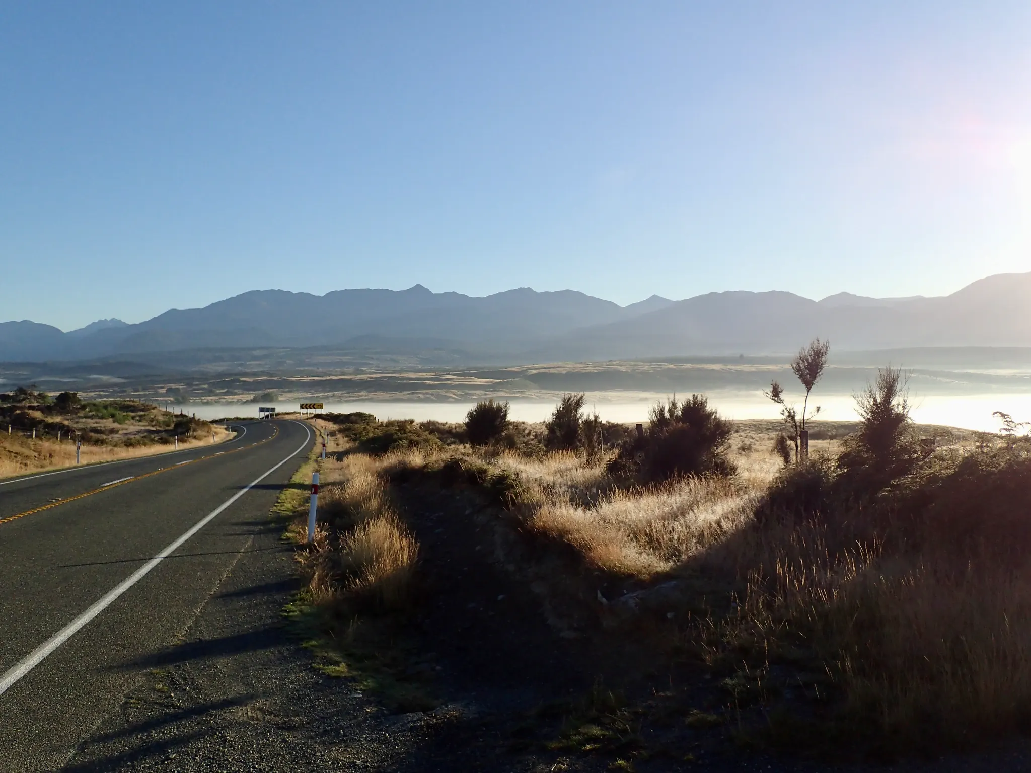 On SH 94 towards Te Anau.